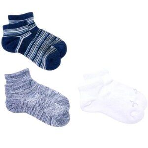 Tommie Copper Unisex Set of 3 UltraTemp & Ultraguard Ankle Socks MEDIUM (999)